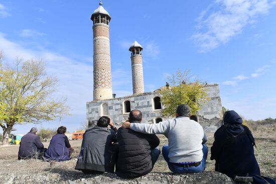 Город Агдам в Азербайджане