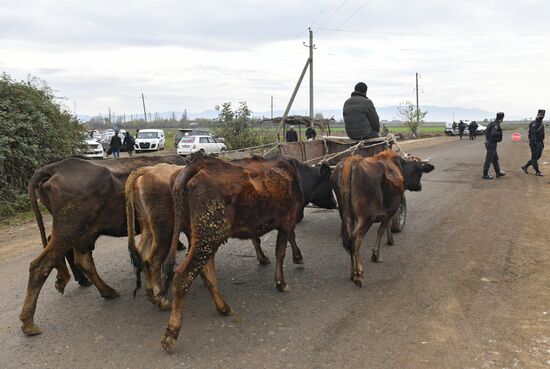 Город Агдам в Азербайджане
