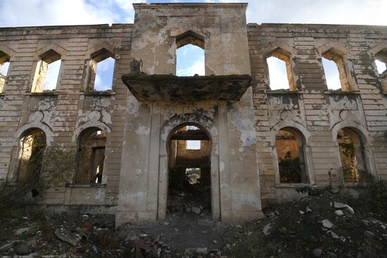 Город Агдам в Азербайджане