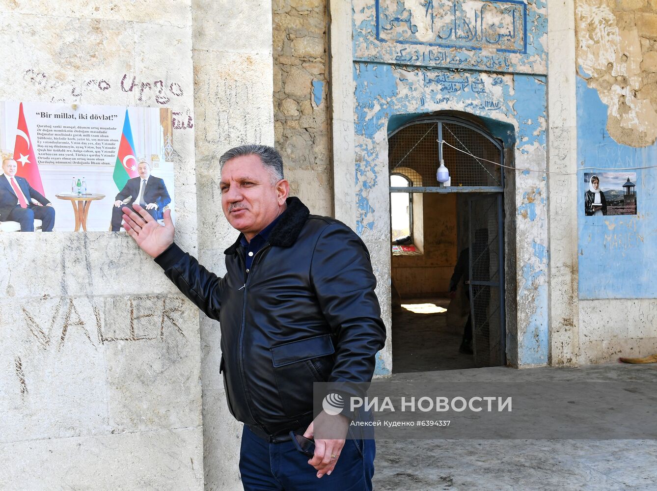 Город Агдам в Азербайджане