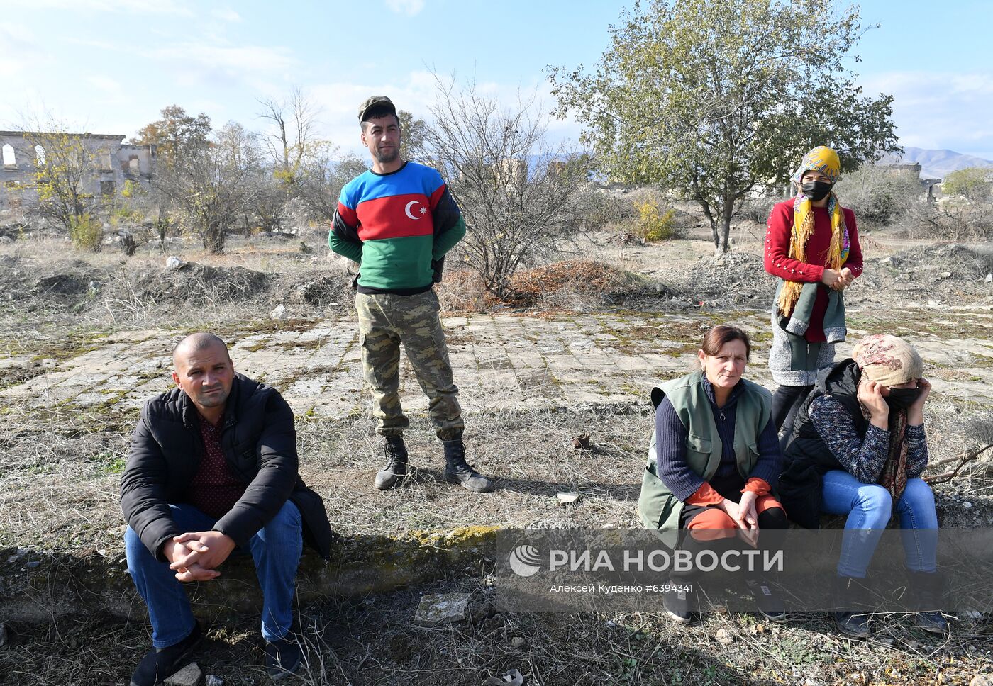 Город Агдам в Азербайджане