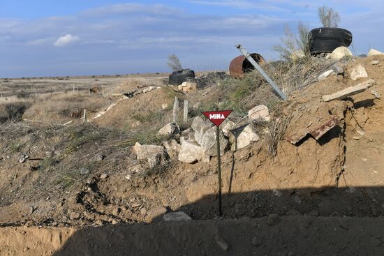 Город Агдам в Азербайджане