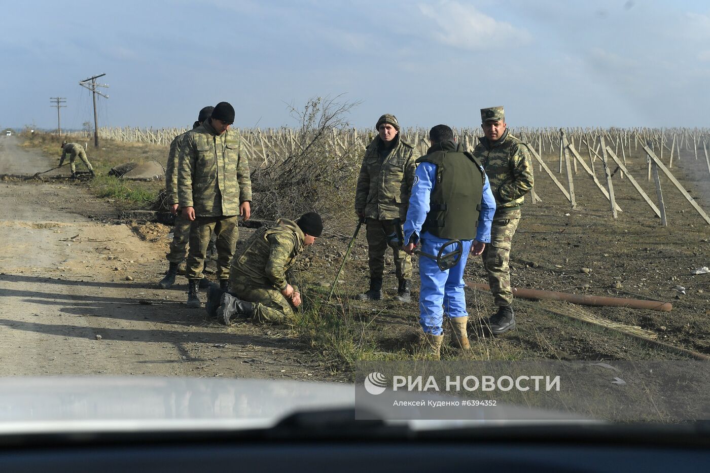 Город Агдам в Азербайджане