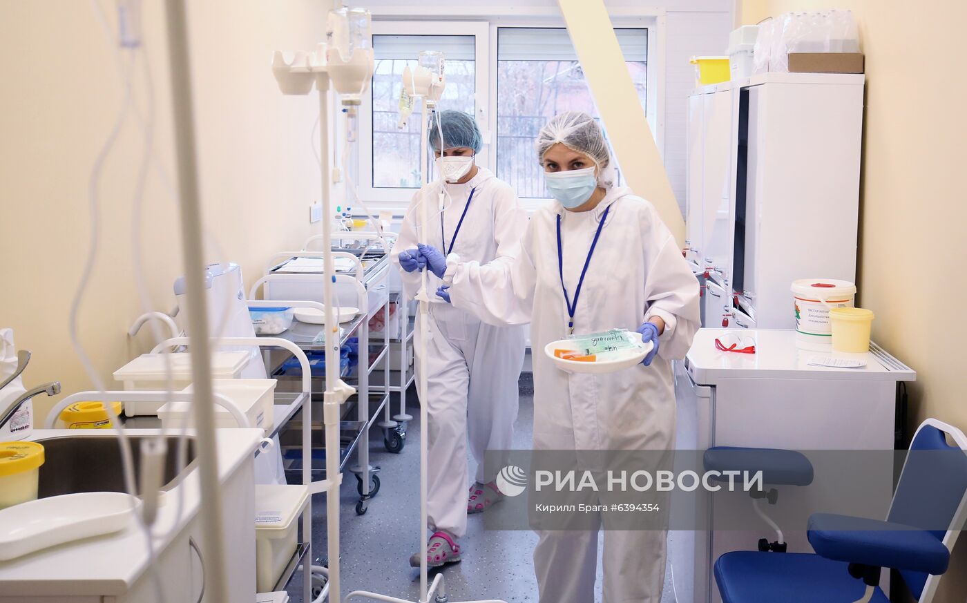 Современный инфекционный госпиталь в Волжском