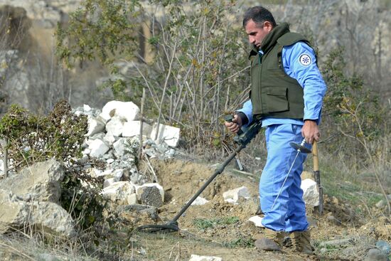 Город Агдам в Азербайджане