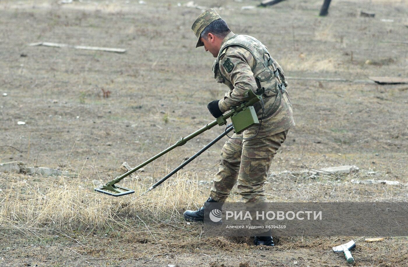 Город Агдам в Азербайджане