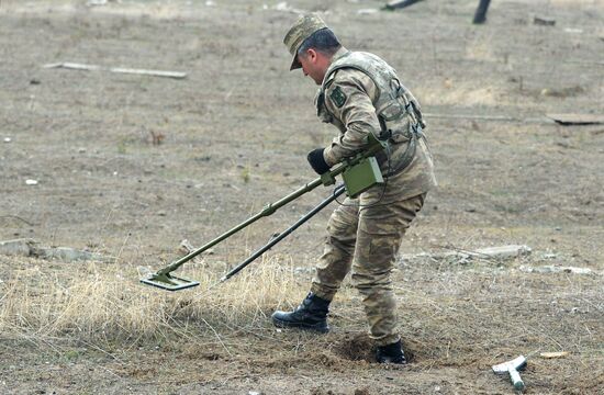 Город Агдам в Азербайджане