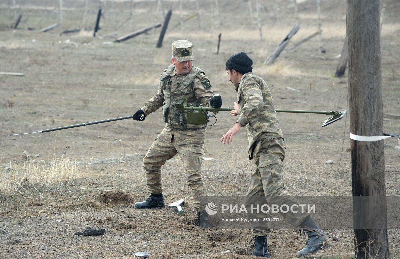 Город Агдам в Азербайджане