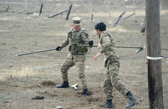 Город Агдам в Азербайджане