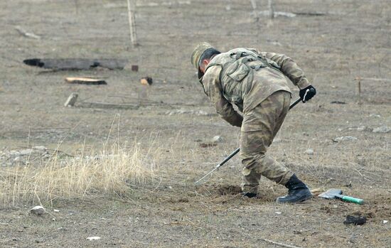 Город Агдам в Азербайджане