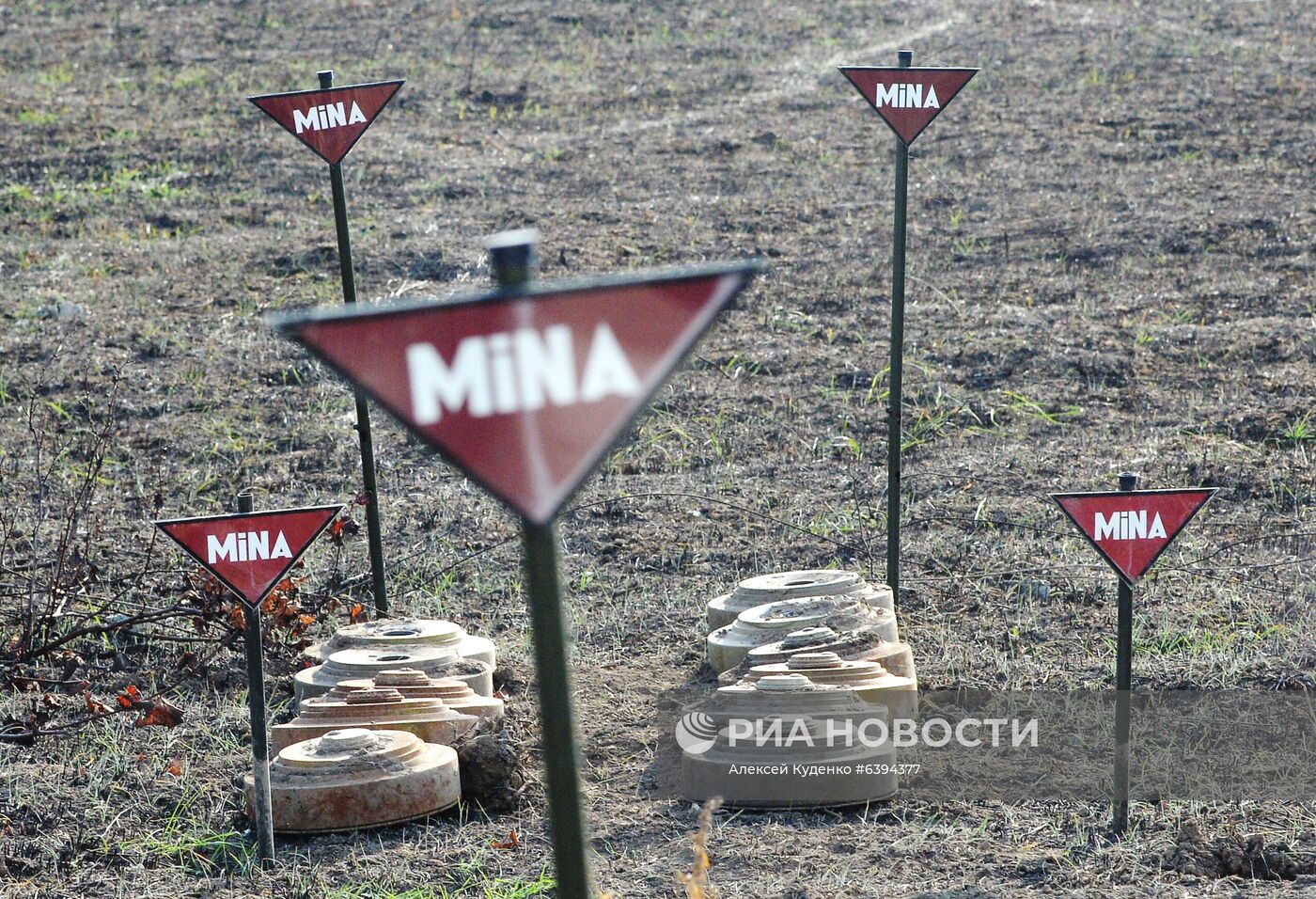 Город Агдам в Азербайджане
