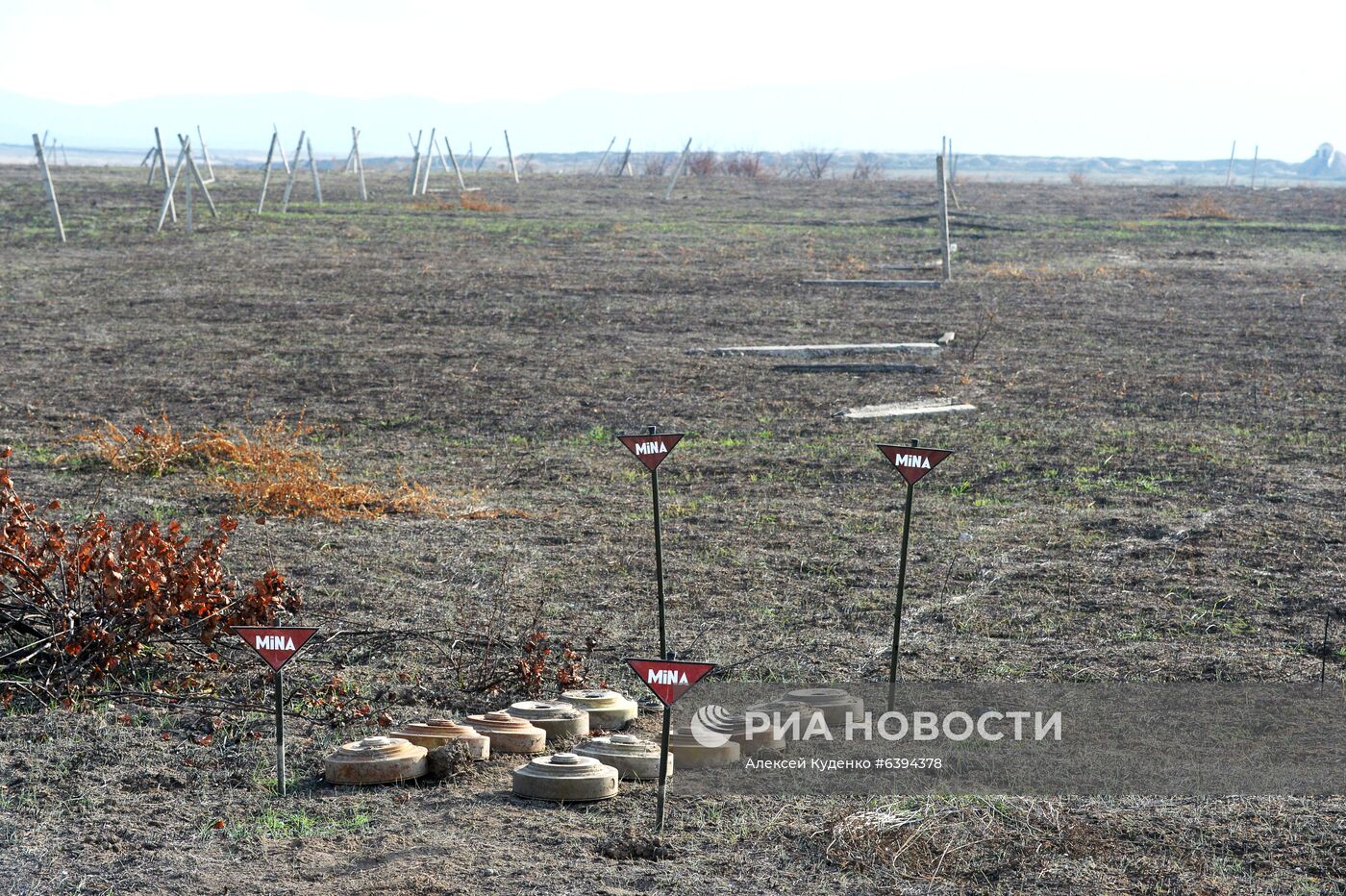 Город Агдам в Азербайджане