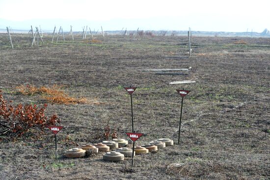 Город Агдам в Азербайджане