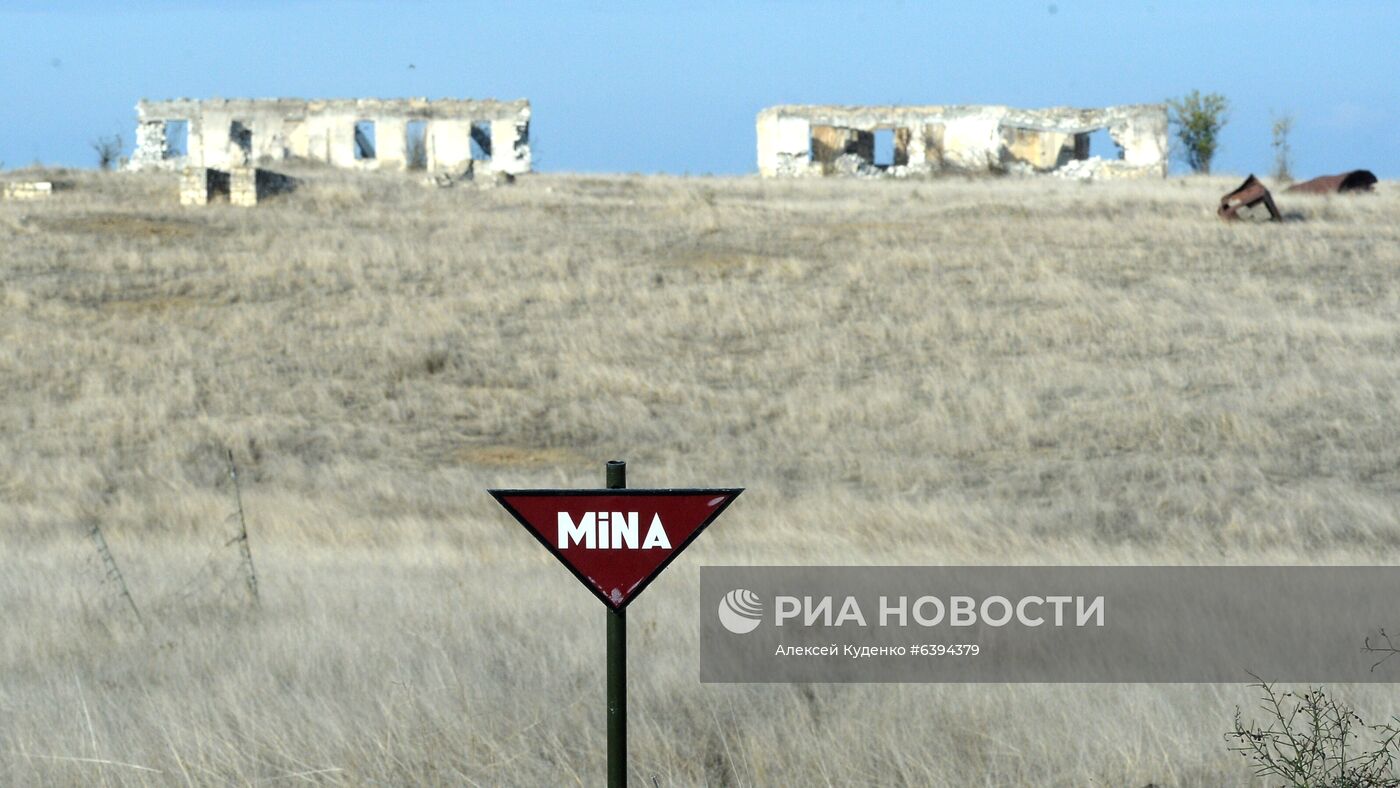 Город Агдам в Азербайджане