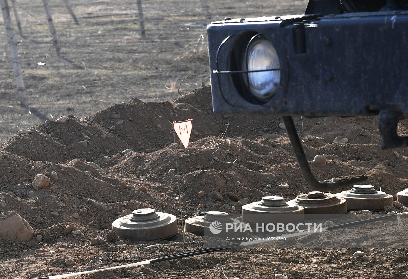 Город Агдам в Азербайджане