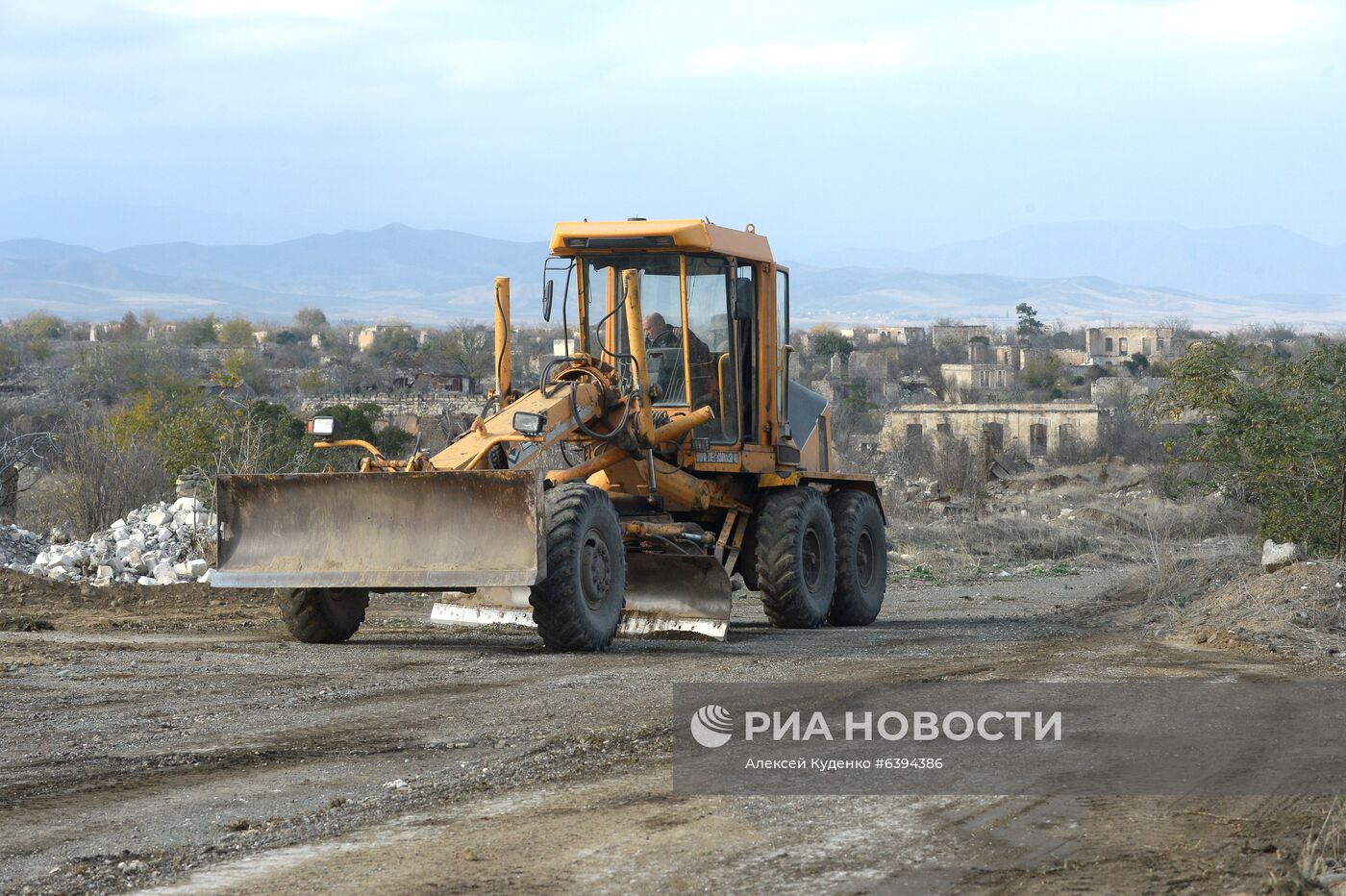 Город Агдам в Азербайджане