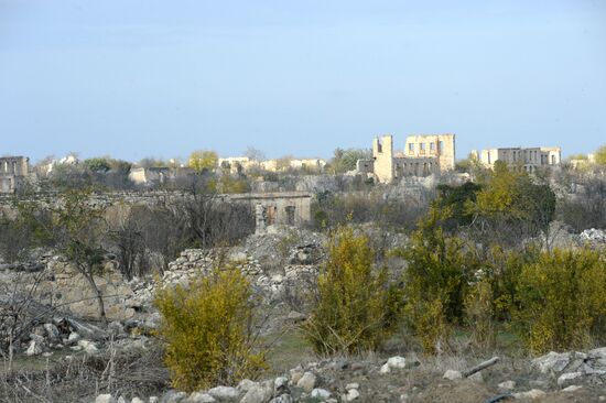 Город Агдам в Азербайджане