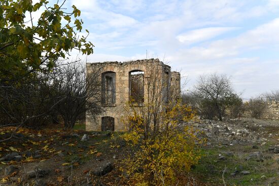 Город Агдам в Азербайджане
