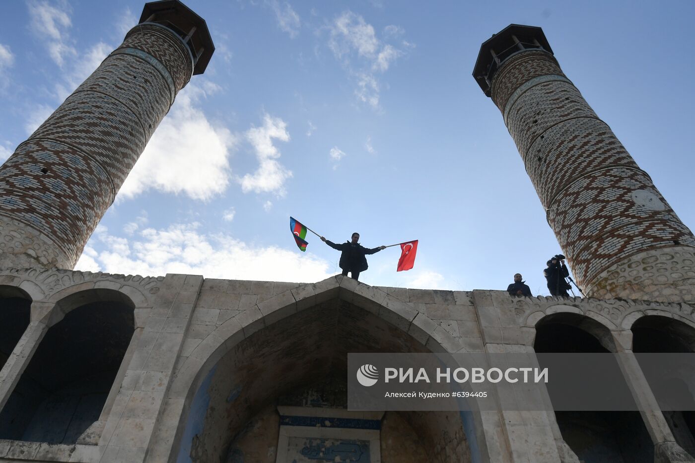 Город Агдам в Азербайджане