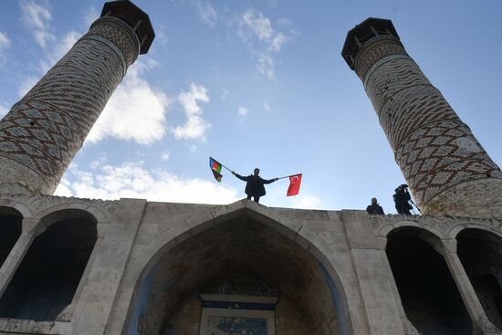 Город Агдам в Азербайджане