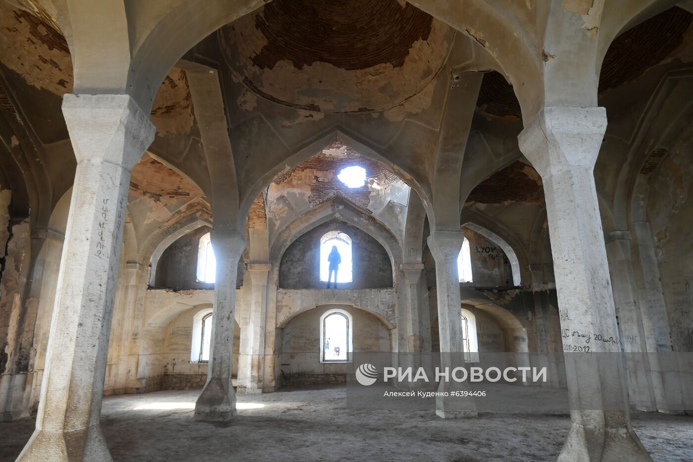 Город Агдам в Азербайджане