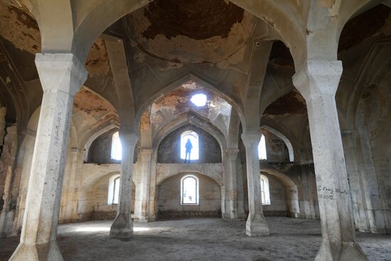 Город Агдам в Азербайджане