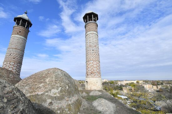 Город Агдам в Азербайджане