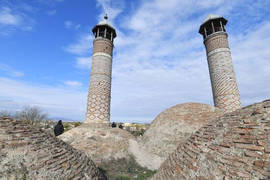 Город Агдам в Азербайджане
