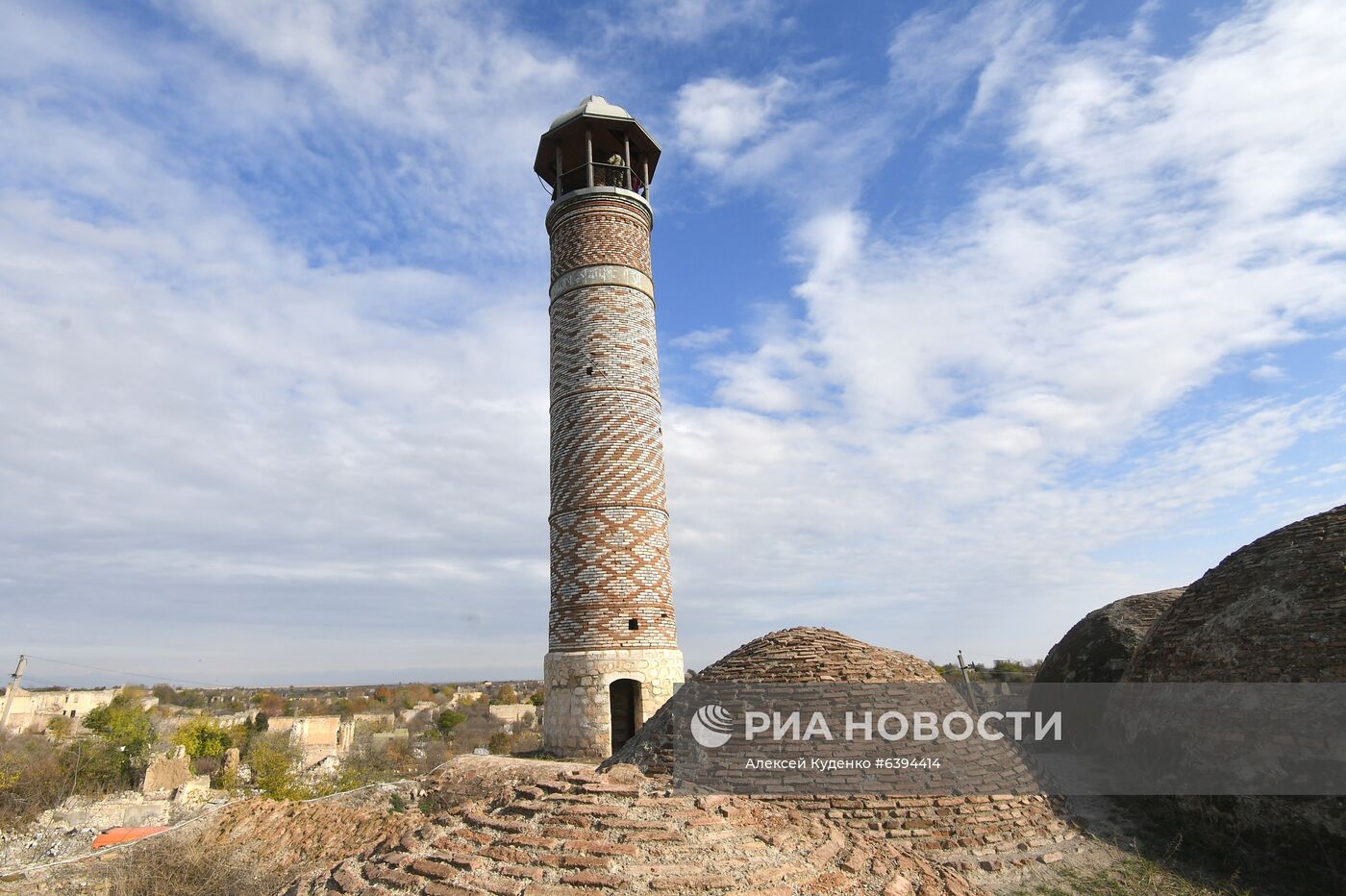 Город Агдам в Азербайджане