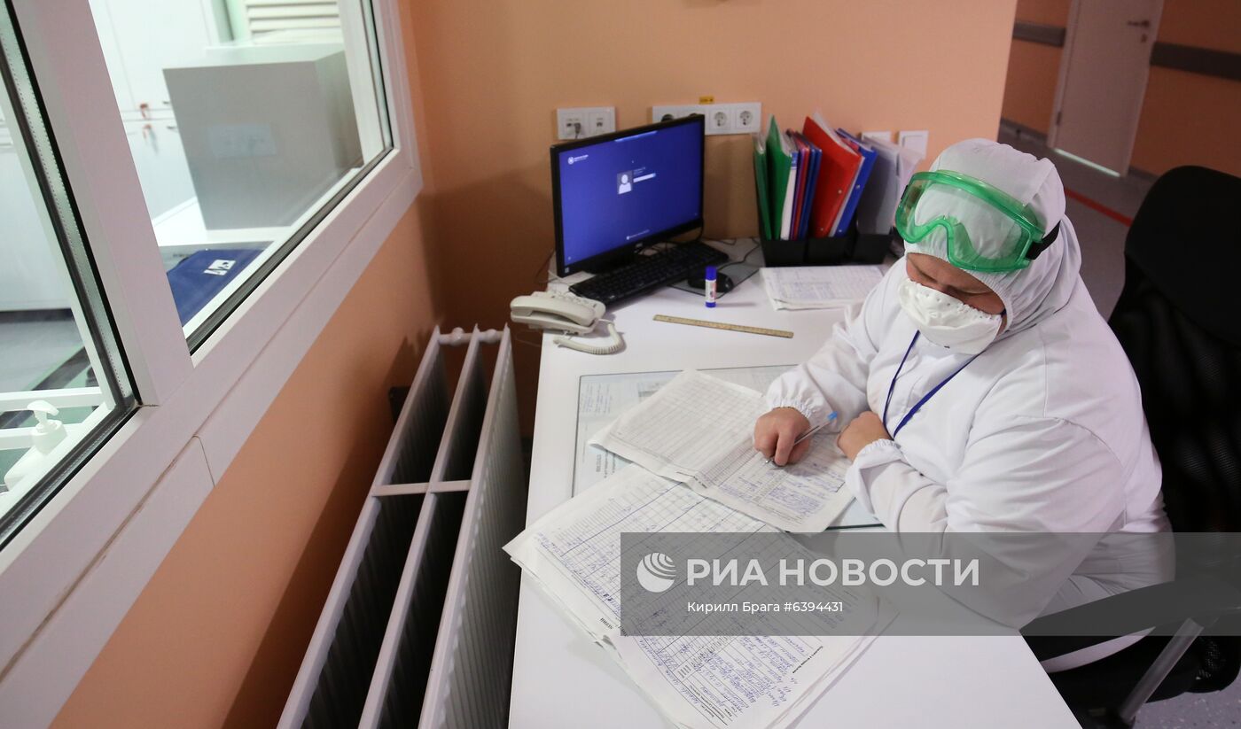 Современный инфекционный госпиталь в Волжском