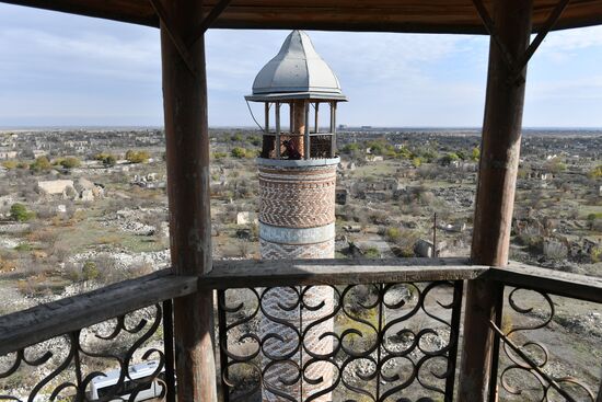 Город Агдам в Азербайджане