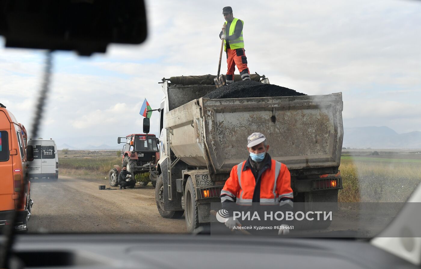 Город Агдам в Азербайджане