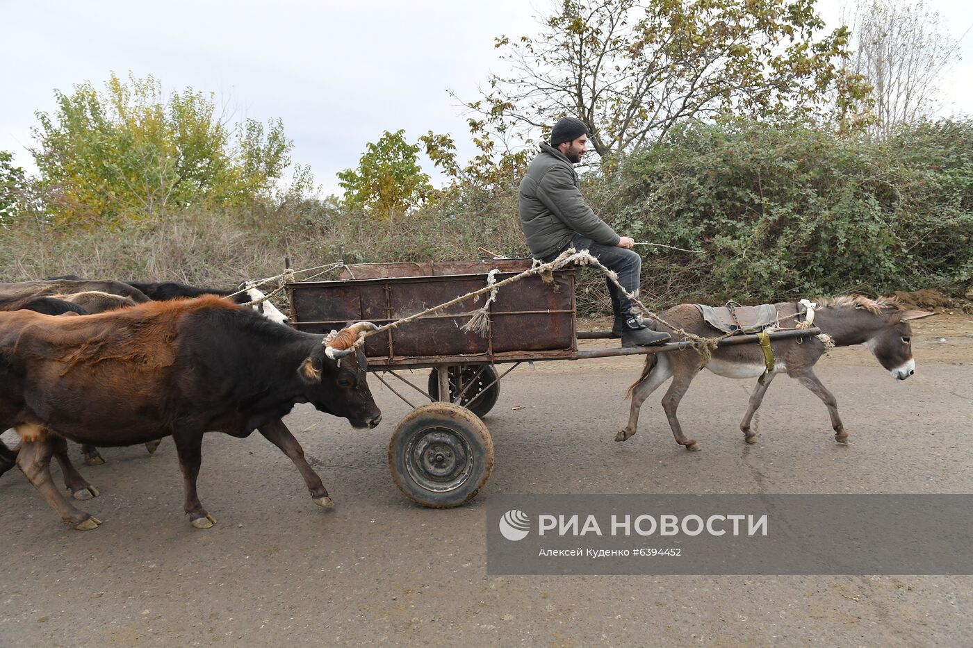 Город Агдам в Азербайджане