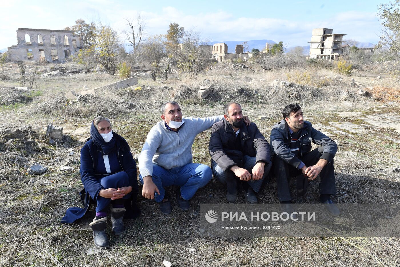 Город Агдам в Азербайджане