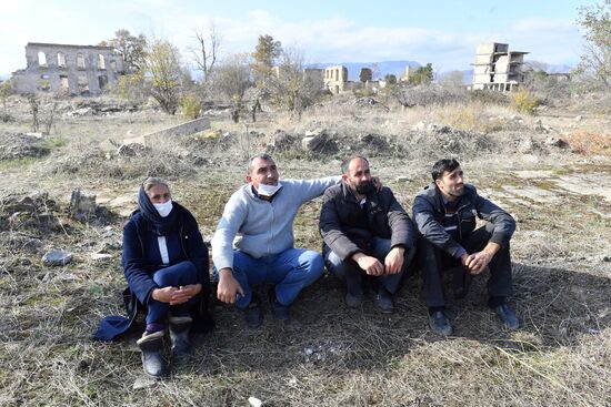 Город Агдам в Азербайджане