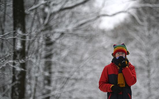 Снег в Москве