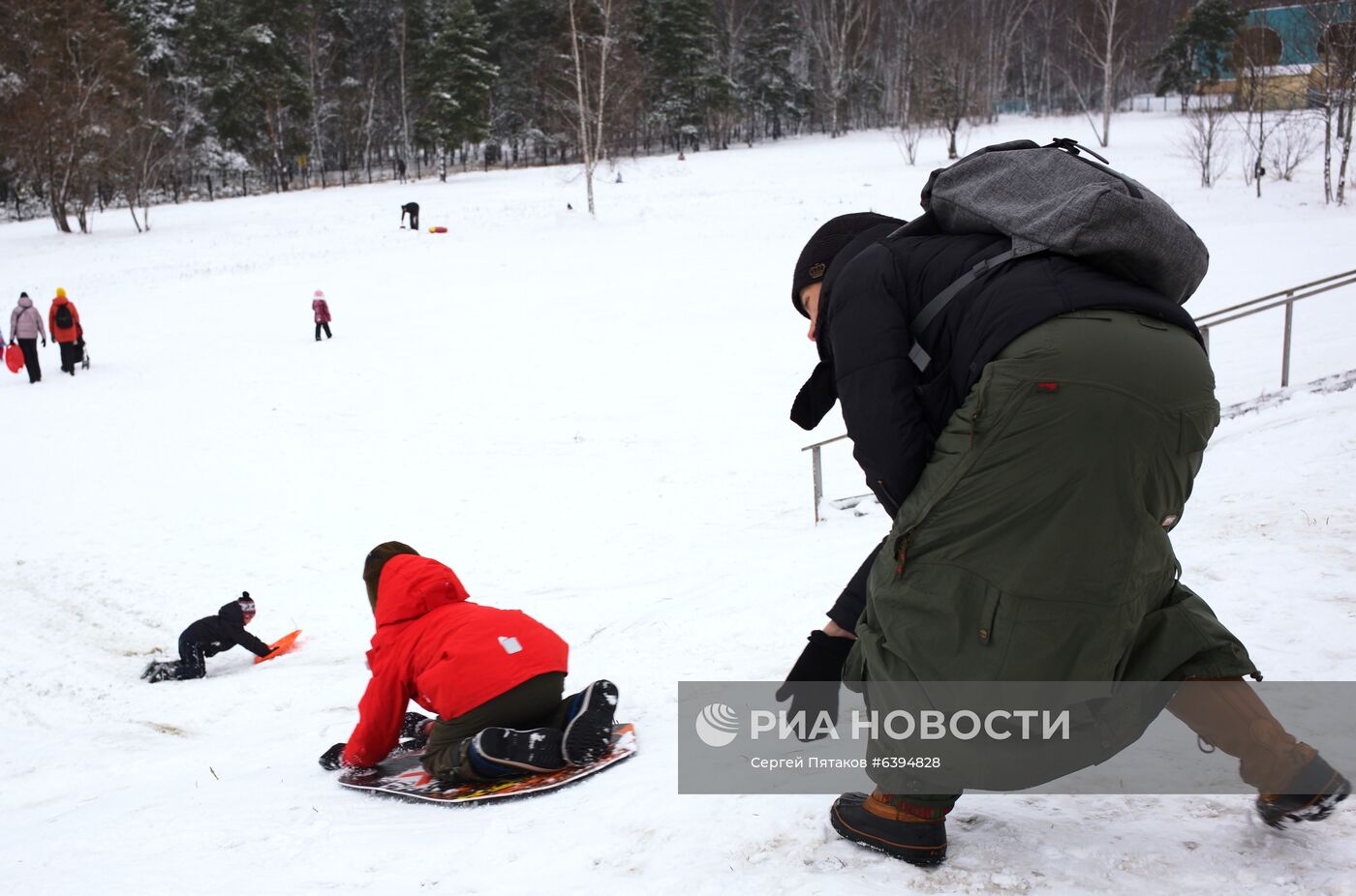 Снег в Москве