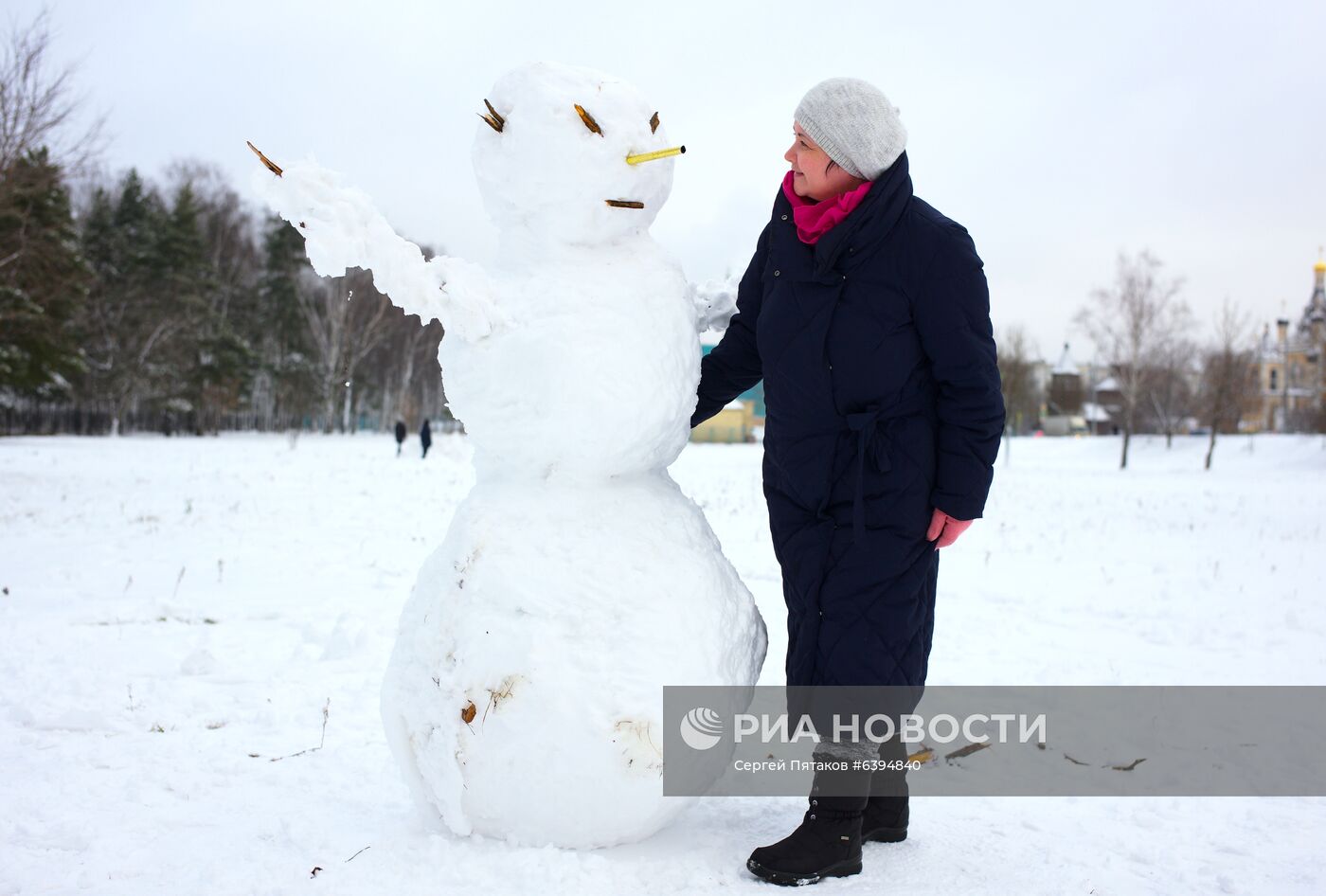 Снег в Москве