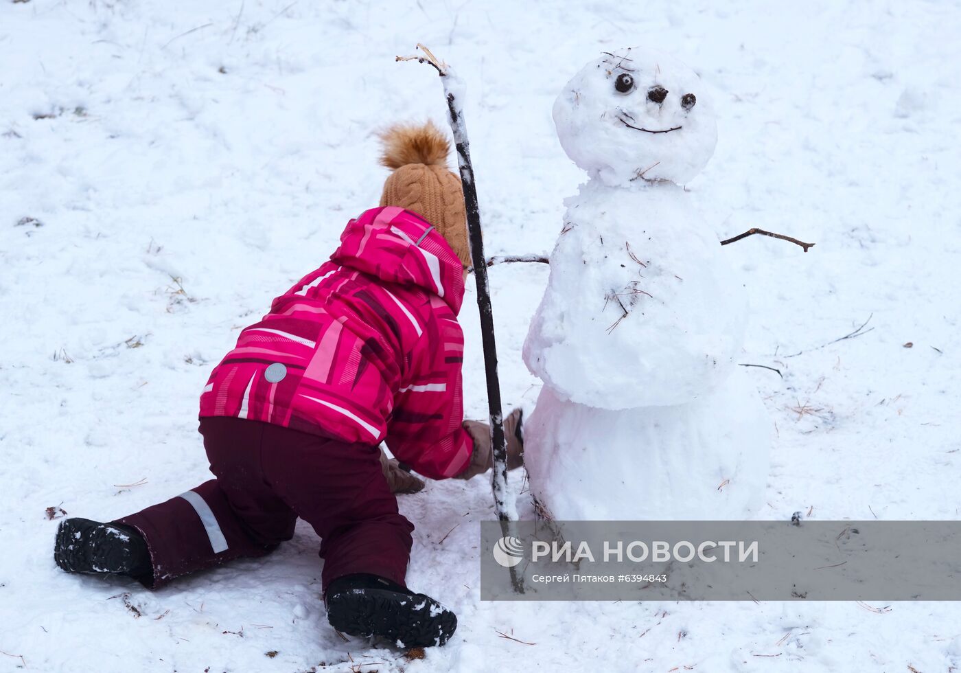 Снег в Москве