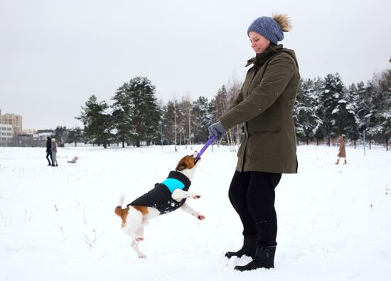 Снег в Москве
