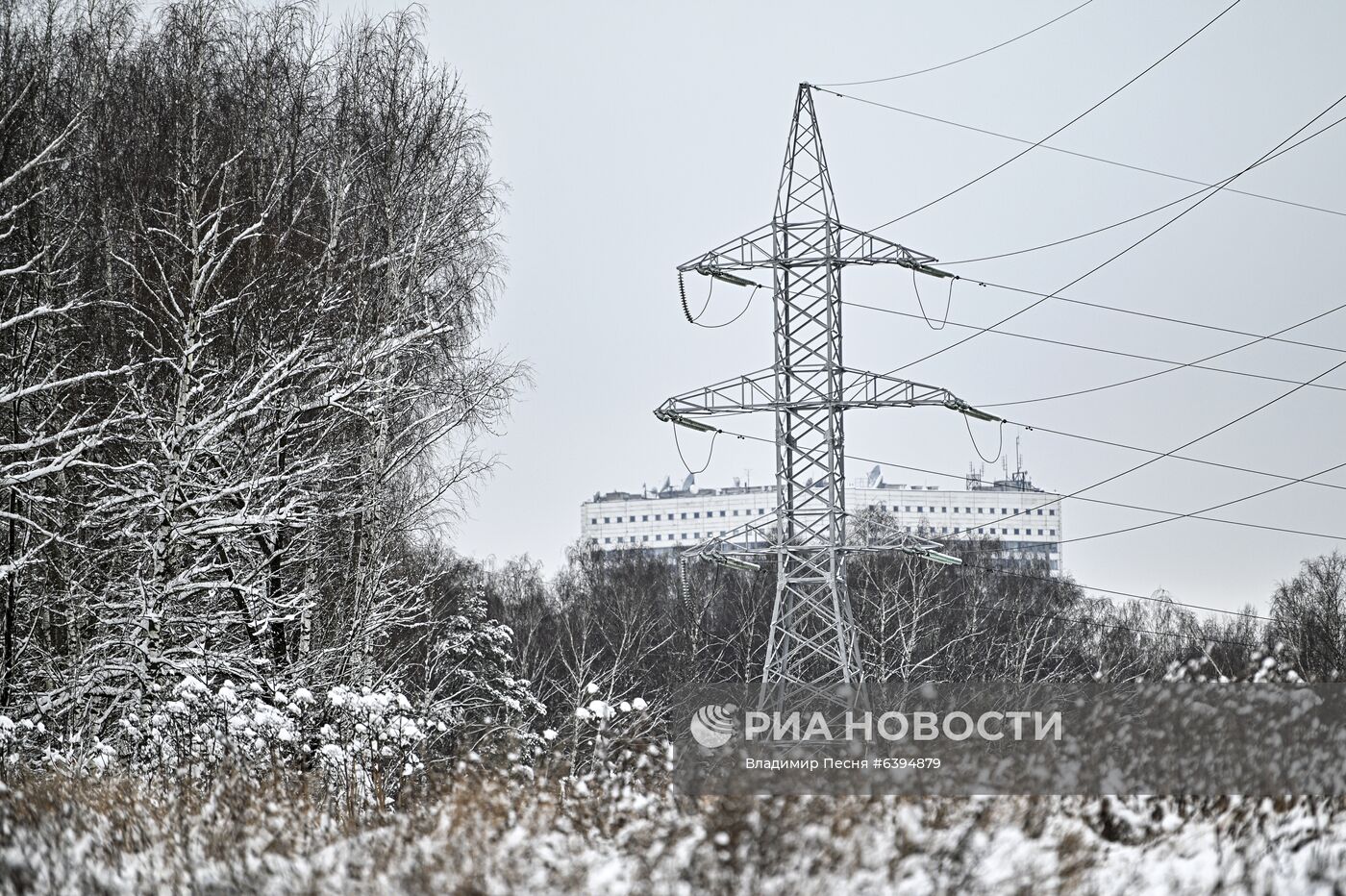 Снег в Москве