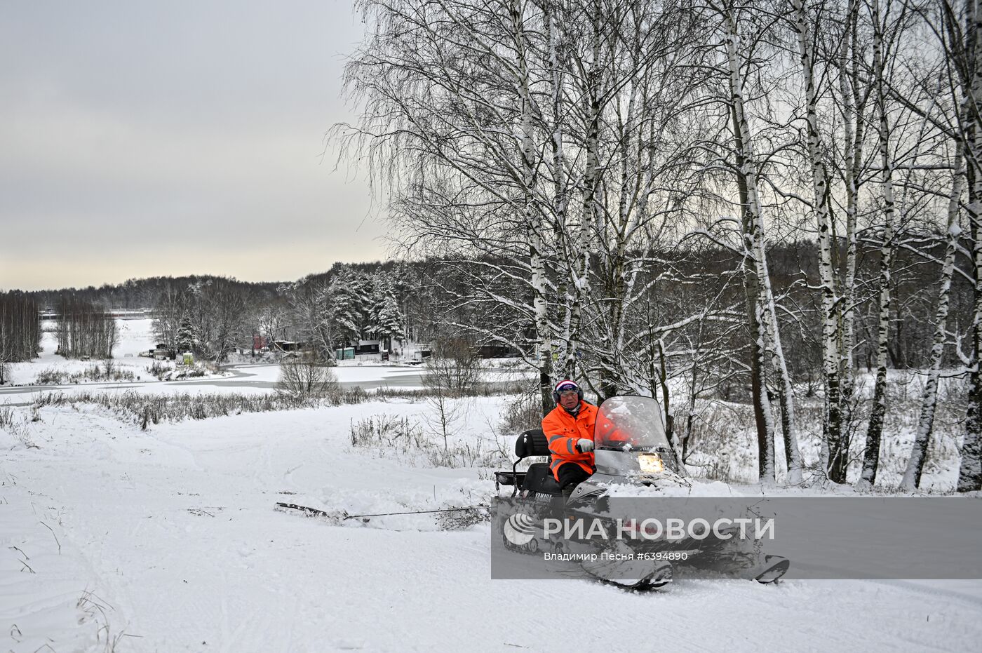 Снег в Москве