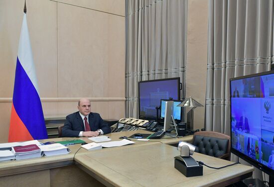 Премьер-министр РФ М. Мишустин провел заседание Координационного совета при правительстве РФ по борьбе с коронавирусом 