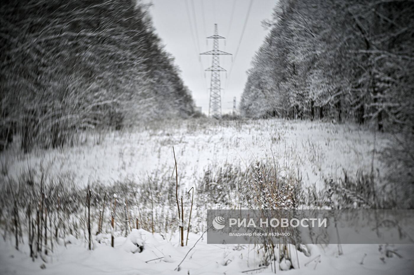 Снег в Москве