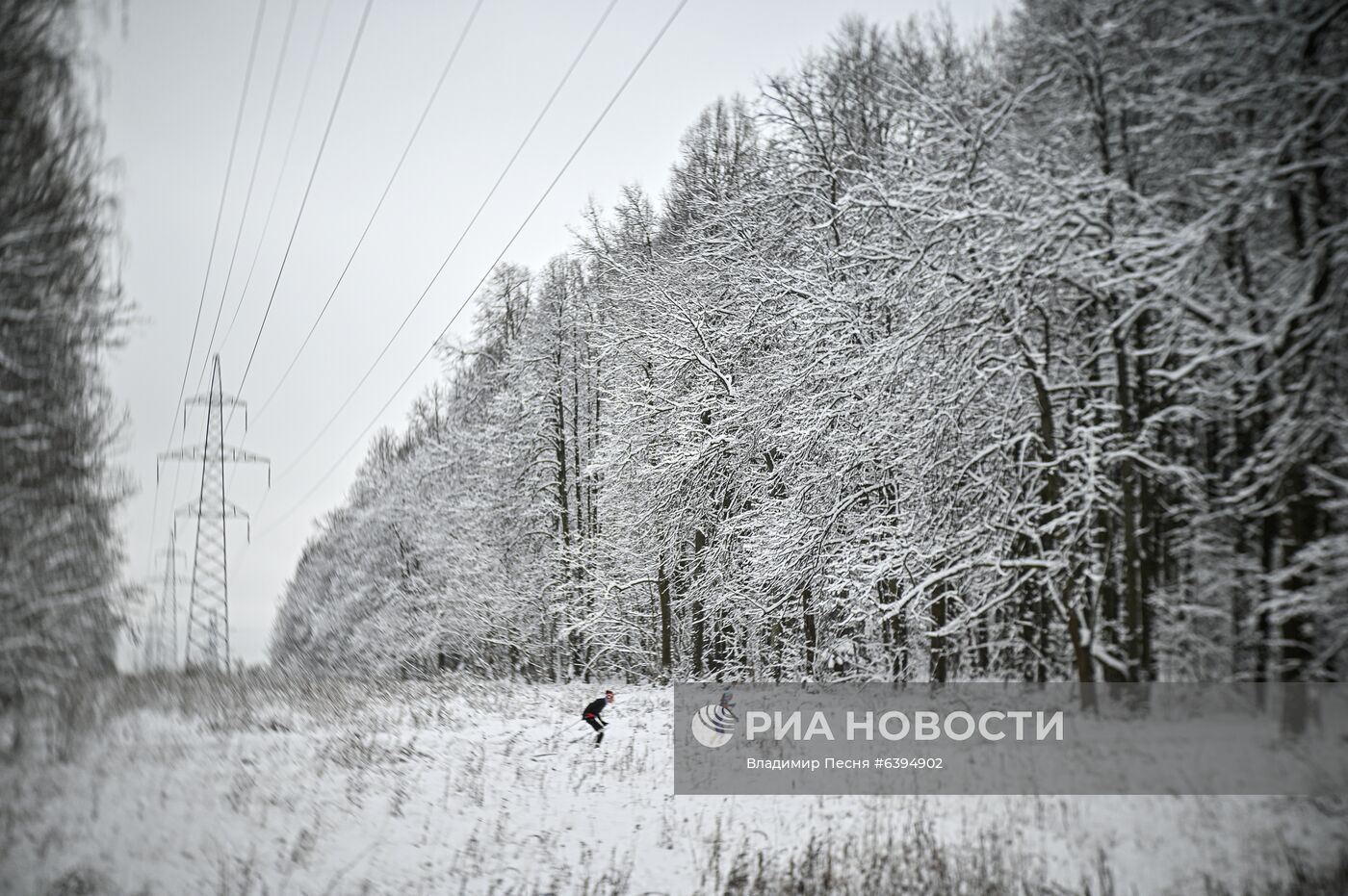 Снег в Москве