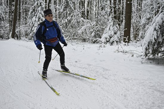 Снег в Москве