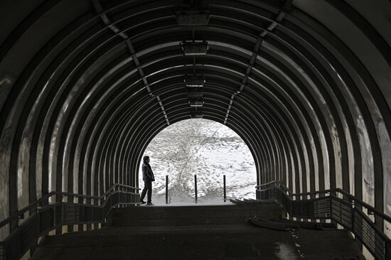 Снег в Москве