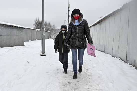 Снег в Москве