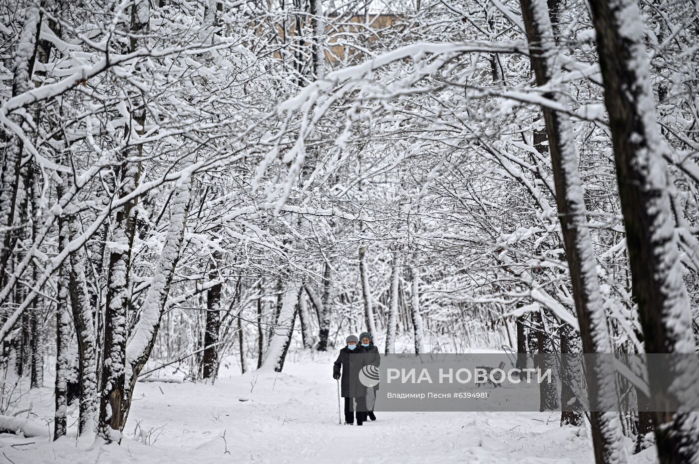 Снег в Москве