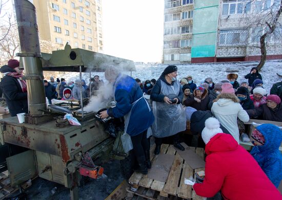 Последствия снежного циклона в Приморье